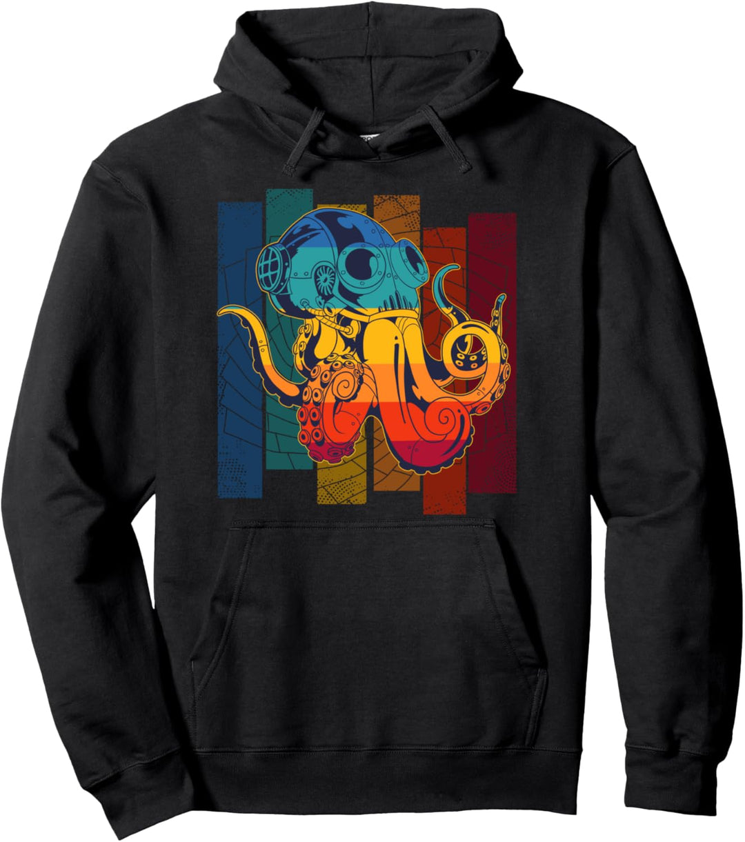 Kraken Kraken Oktopus Pullover Hoodie