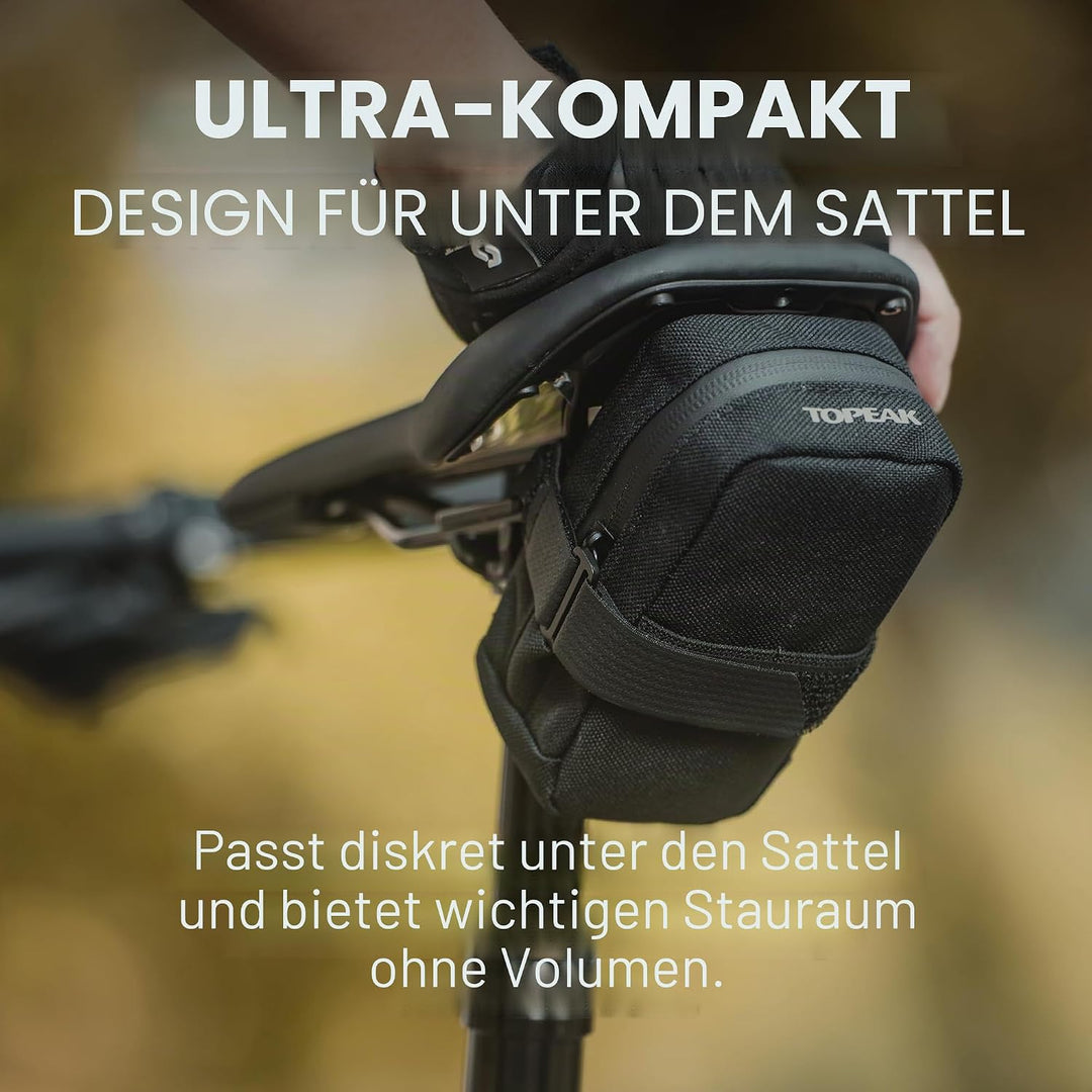 TOPEAK, Elementa, Satteltasche, Slim, schwarz, M M Schwarz, M Schwarz