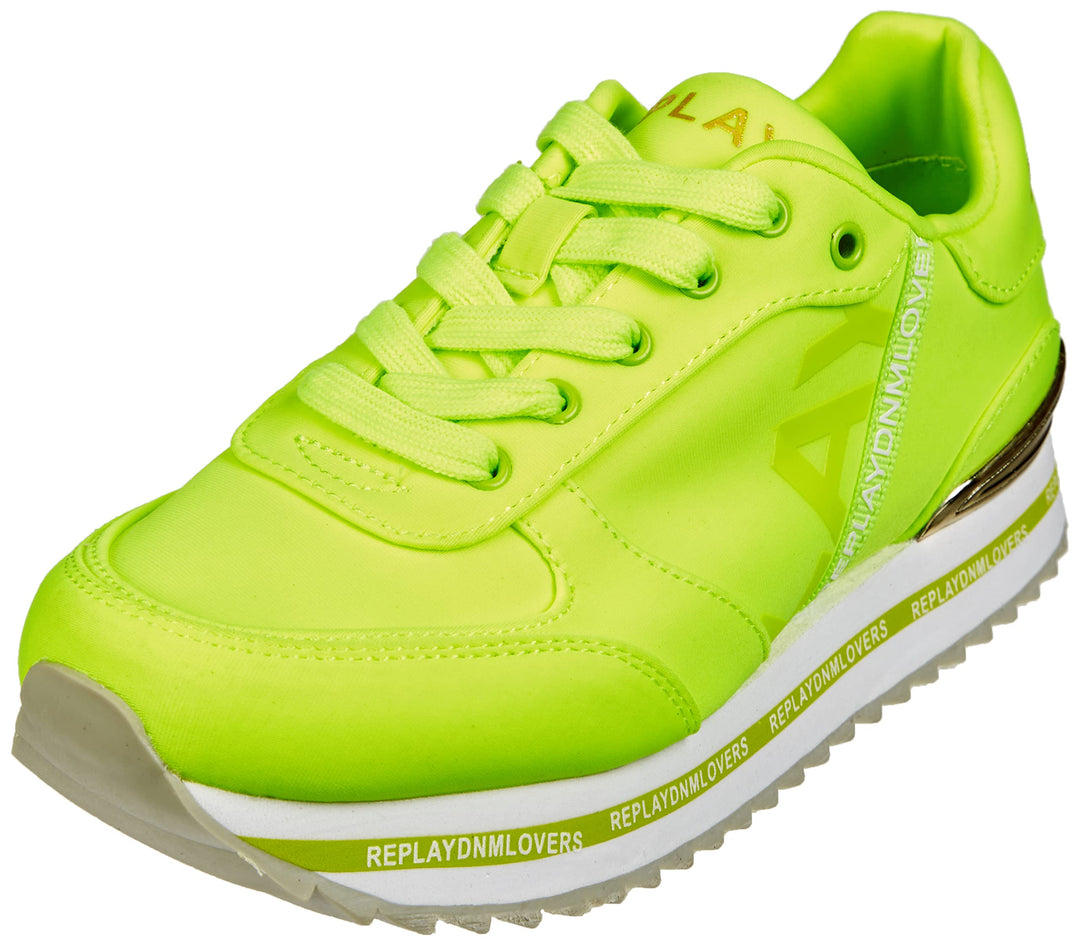Replay Mädchen Penny Jr Lycra Sneaker 31 EU 2327 Yellow Fluo, 31 EU 2327 Yellow Fluo