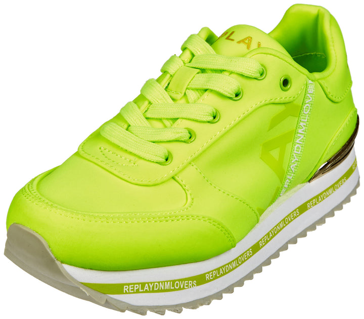 Replay Mädchen Penny Jr Lycra Sneaker 31 EU 2327 Yellow Fluo, 31 EU 2327 Yellow Fluo