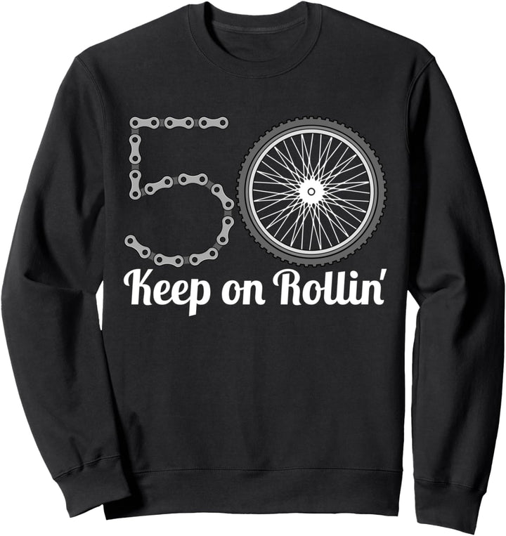 50 Geburtstag Geschenk Radfahrer Fahrrad Fahrer Sweatshirt