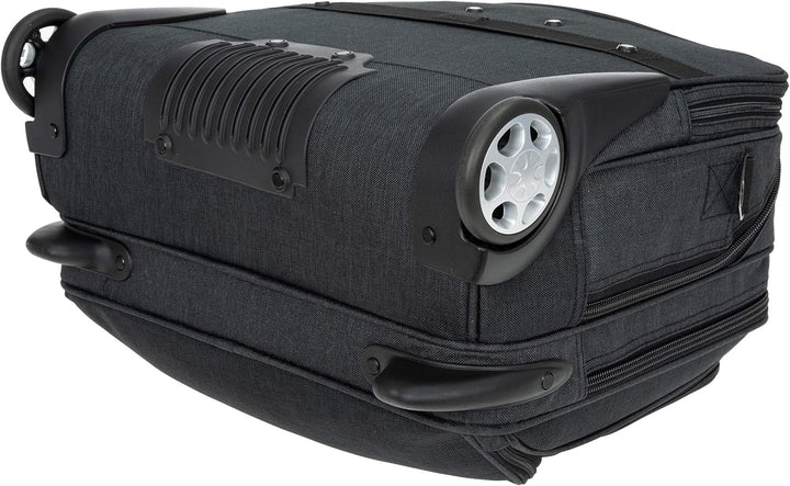 Trolley Pilotenkoffer Dermata Notebook Laptop Trolly Handgepäck Luggage 3456CV Anthrazit