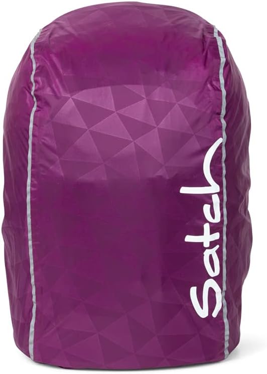 satch Regenschutz für Schulrucksäcke, wasserdicht und schmutzabweisend mit Reflektoren Regencape Lil