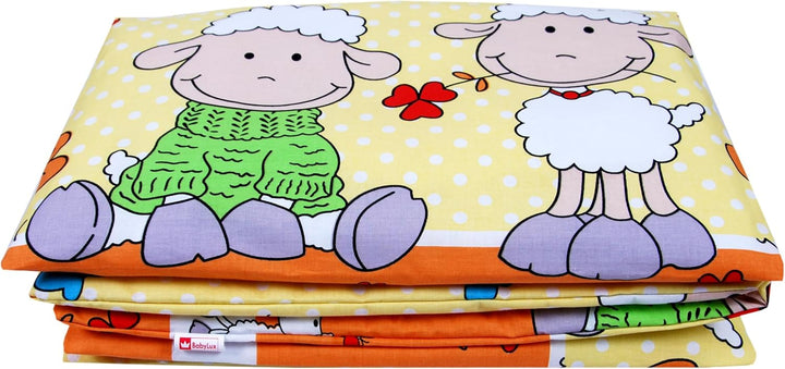 Babylux Bettwäsche Bezug 2 TLG. 100 x 135 cm / 90 x 120 cm Kinderbettwäsche Kind Bettset Baby Babybe