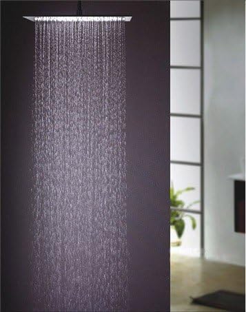 Stilform Edelstahl Regendusche 300*300 Anti Kalk Düsen 30 cm EasyClean Nirosta Regenbrause Duschkopf