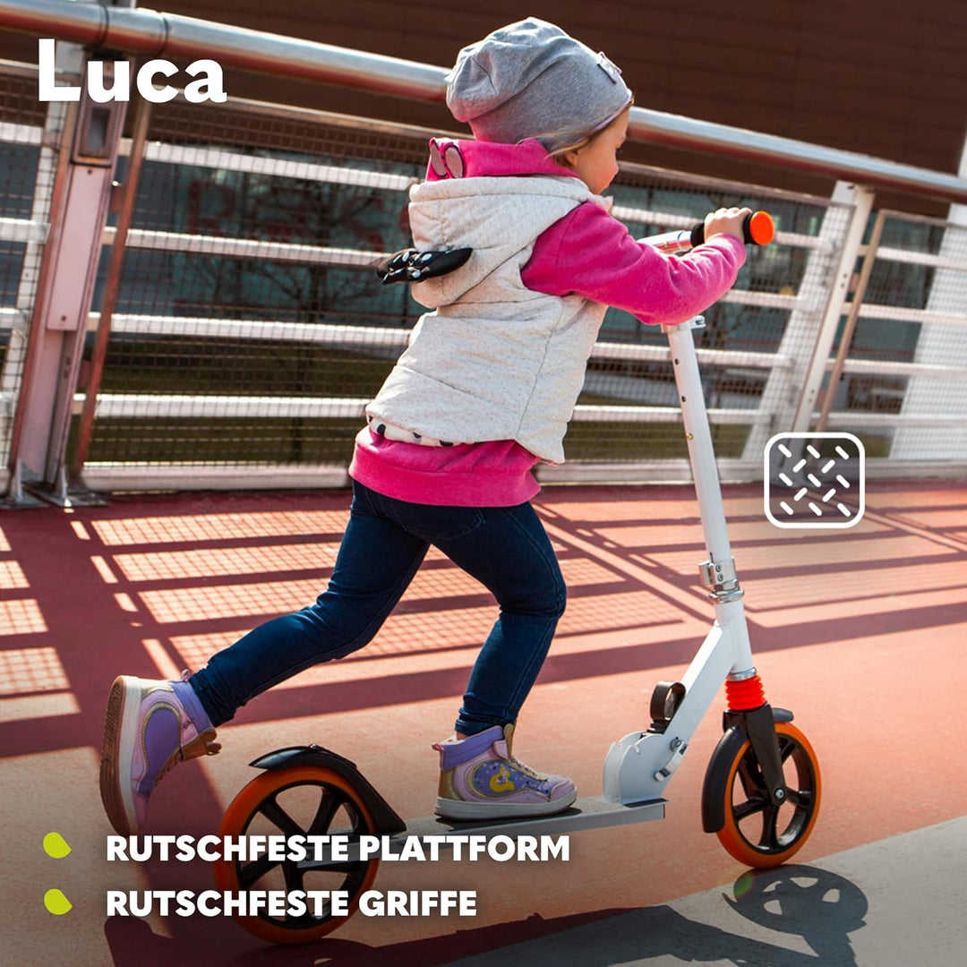LIONELO Luca Plus Scooter Roller Kinderroller Cityroller Tretroller Kickroller Kickscooter bis 100kg