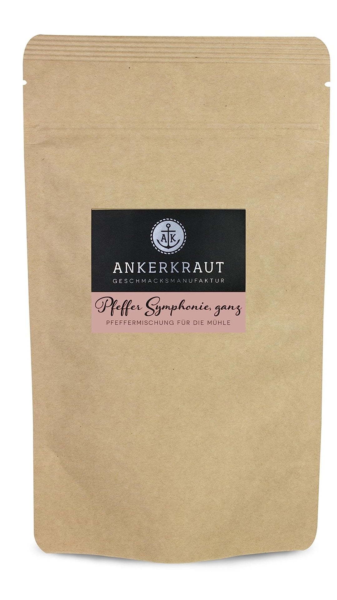 Ankerkraut Pfeffer Symphonie Ganz, 450g im XXL-Beutel, Mischung Verschiedener Sorten, Verfeinert mit