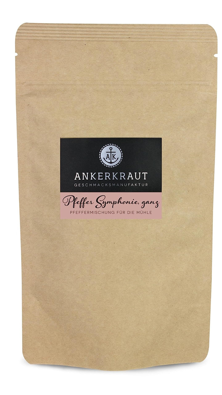 Ankerkraut Pfeffer Symphonie Ganz, 450g im XXL-Beutel, Mischung Verschiedener Sorten, Verfeinert mit