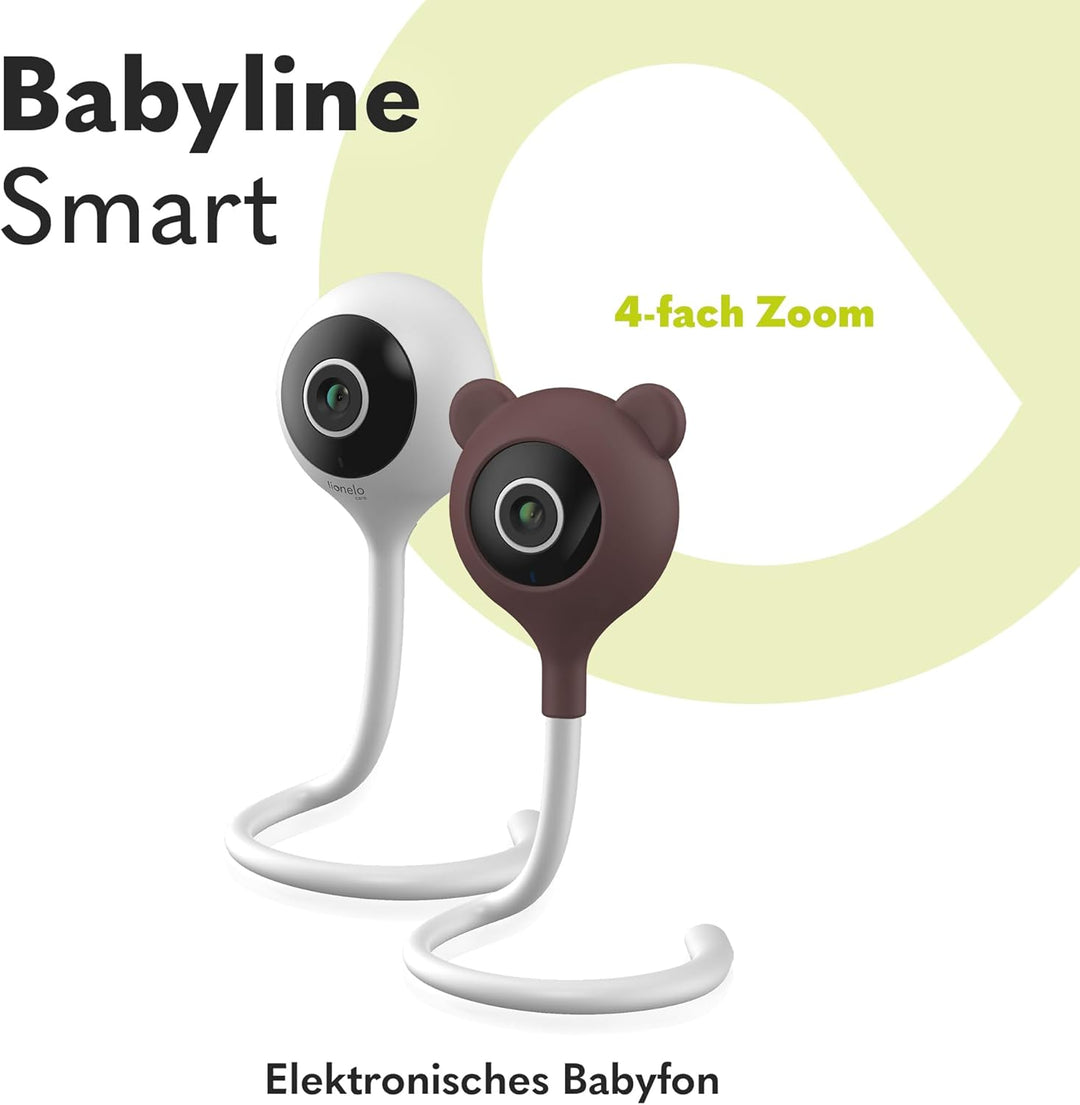 LIONELO Babyline Smart elektronisches Babyphone,Baby Camera Wi-Fi,Mobile Applikation,Bewegungs Geräu