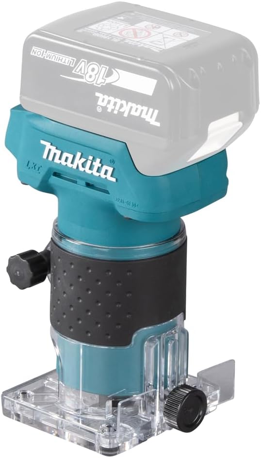 Makita DRT52ZJ Kantenfräse, 18 V, Ø 6 mm (Solo) aus Makpac