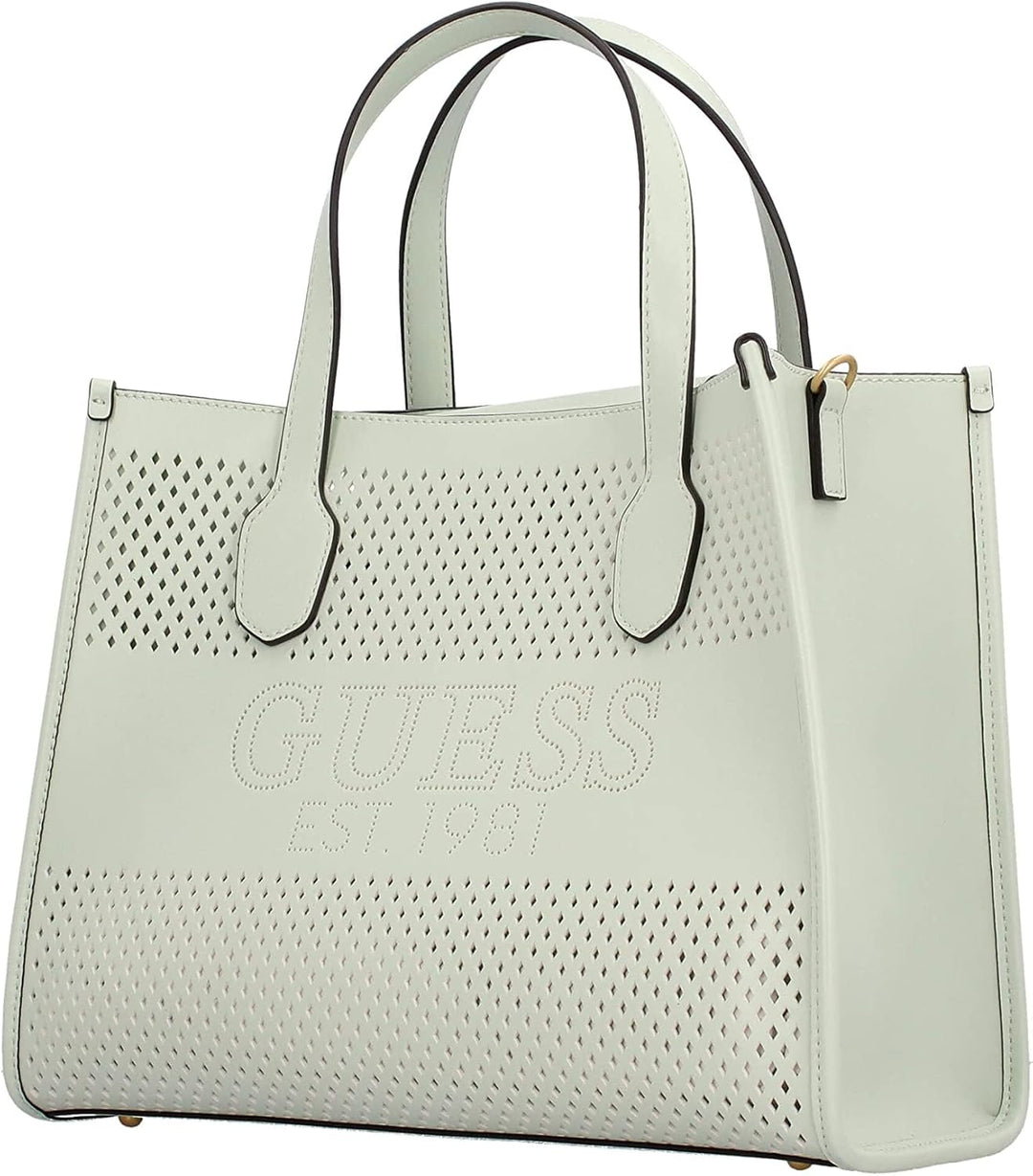 GUESS Katey Perf Handtasche 33.5 cm Mint Einheitsgrösse, Mint Einheitsgrösse
