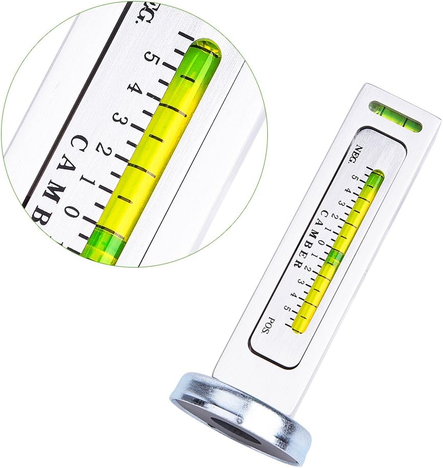 Qiilu Universal verstellbare Auto Magnetlehre Werkzeug LKW Sturz Rotor Strebe Rad Naben Ausrichtung