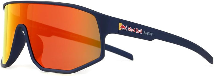 Red Bull Spect Eyewear Unisex Dash Sonnenbrille M Blue/Brown With Red Mirror, M Blue/Brown With Red