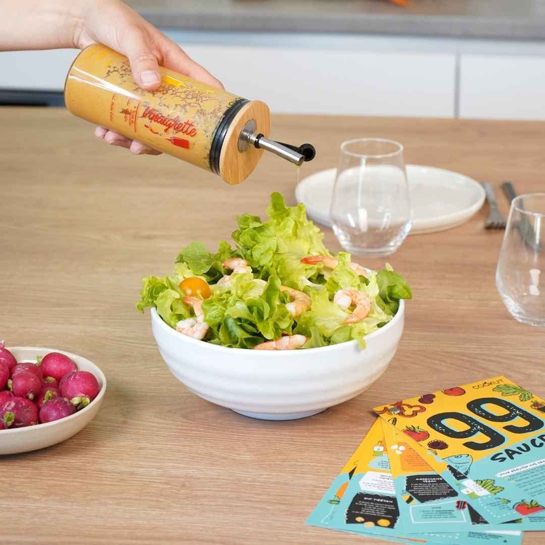 COOKUT - Shaker Saucen - 99 Leckere und Unfehlbare Hausgemachte Saucen in Weniger als 2 Minuten! Vin