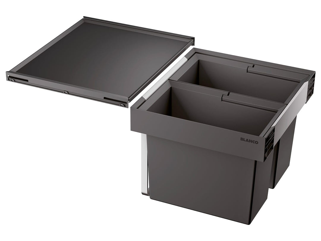 BLANCO FLEXON II 50/2 | Abfall Müllsystem | für 50 cm breite Unterschränke | System zum Einbau in Sc