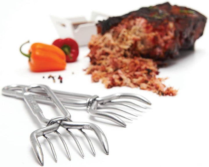 Broil King Pulled Pork Gabeln - 2er Set, Robuste Edelstahl BBQ Krallen für Perfekte Fleischzubereitu
