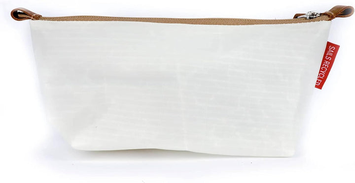 360Grad Federmäppchen, Stifttasche, Etui Navigator aus Segeltuch, weiss, Leuchtturm rot, maritim