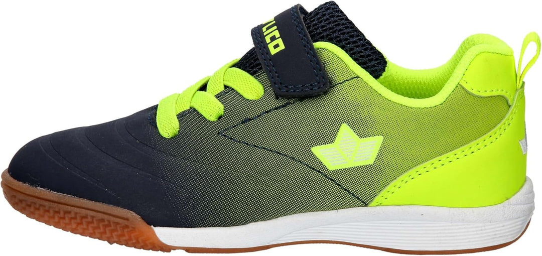 Lico Unisex Kinder Marlin Vs Hallenturnschuhe 28 EU Marine Lemon, 28 EU Marine Lemon