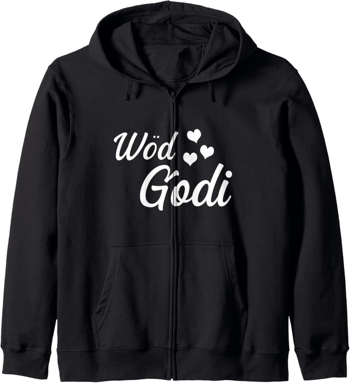 Wöd Godi Tante Beste Tante Der Welt Patentante Geschenke Kapuzenjacke