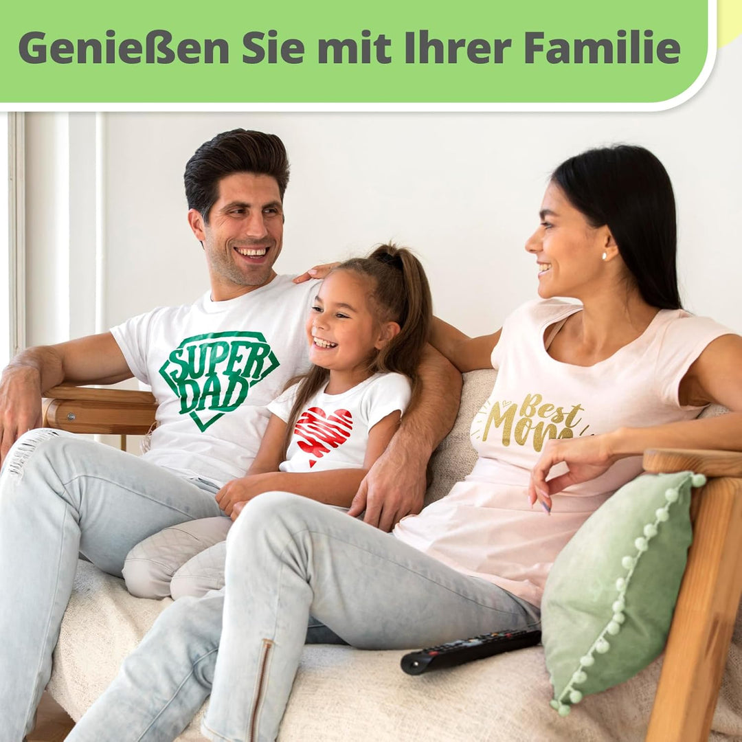 Zwanzer Plotterfolie Textil,30.5cm× 3.66m Flexfolie für Cricut und Silhouette Cameo,Verwendet in DIY