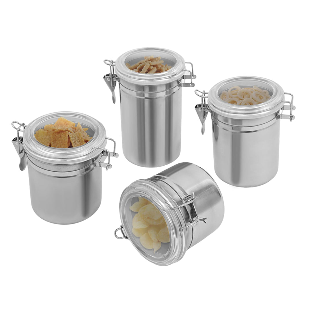 Edelstahl Kaffeedose Kaffeepulver Dose Vorratsdose Frischhaltedose Vorratsdosen Luftdichte Dose Kaff