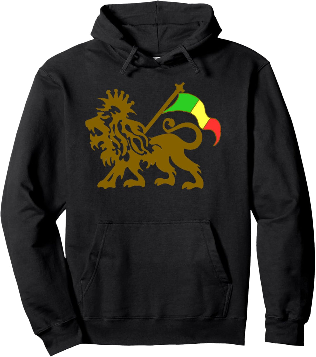 Rasta Lion of Judah Pullover Hoodie