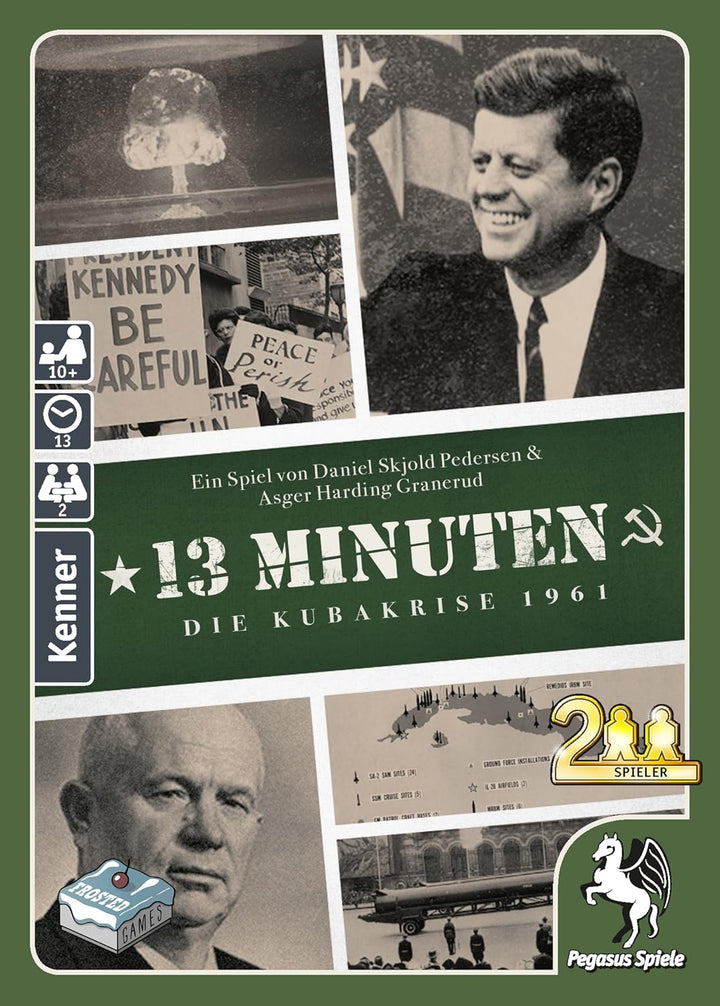 Pegasus Spiele 18326G - 13 Minuten - Die Kubakrise 1962 (Frosted Games)