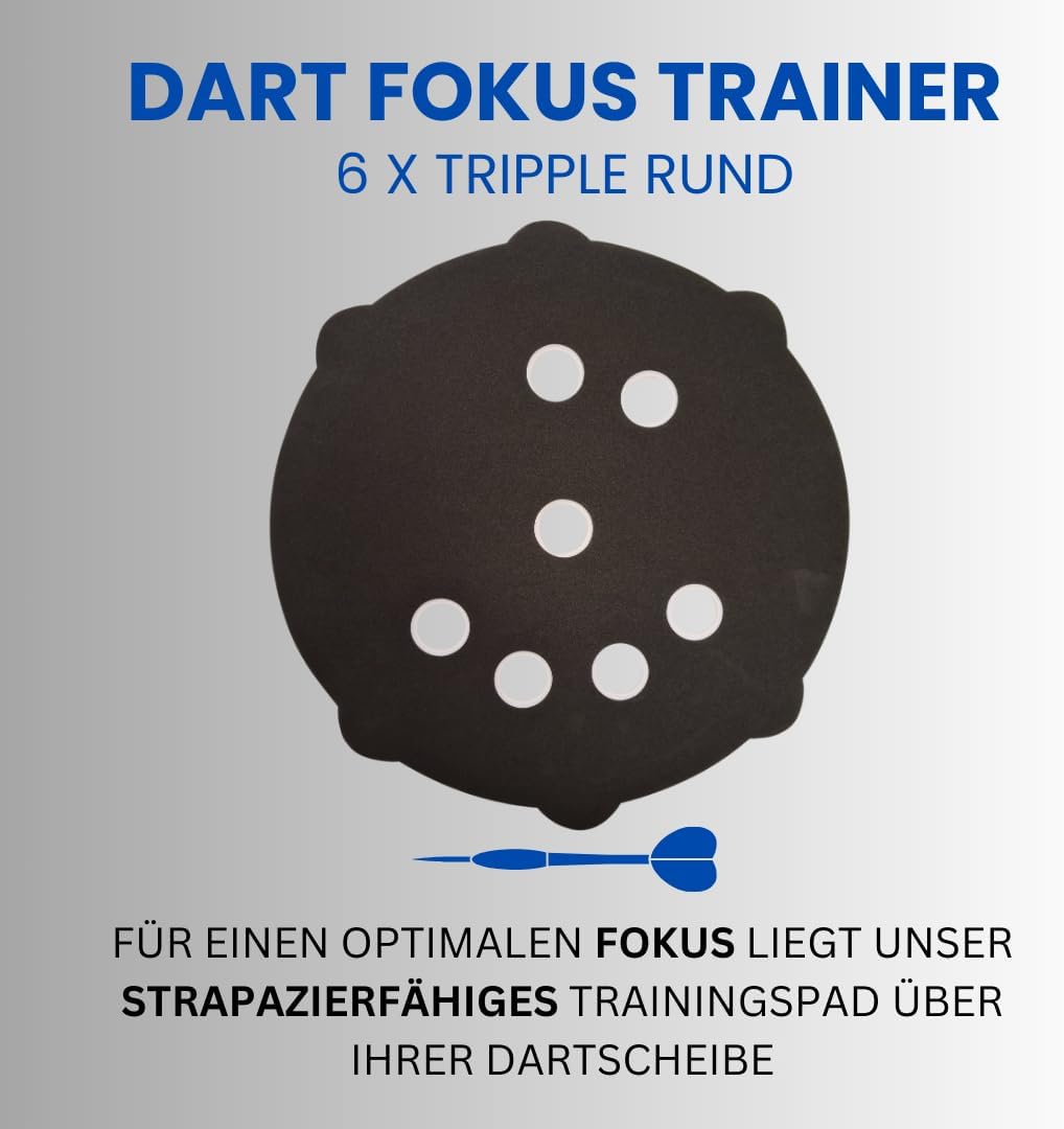 Target Foam Dart Trainer Dartscheibe aus Schaumstoff - Dart Zubehör - Training für Auge-Hand-Koordin