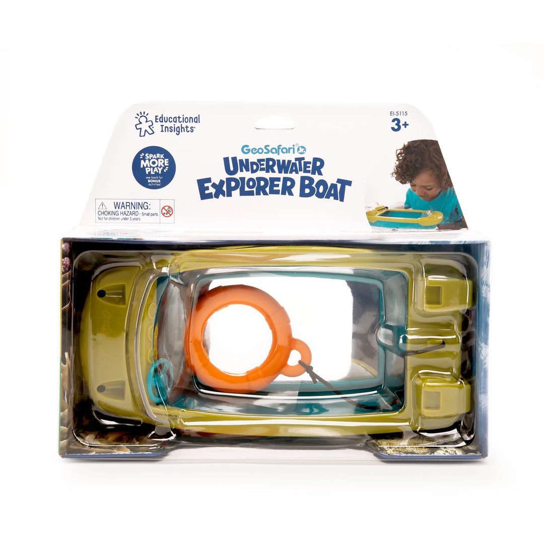 Learning Resources GeoSafari® Boot für junge Unterwasserforscher, Medium, Blau