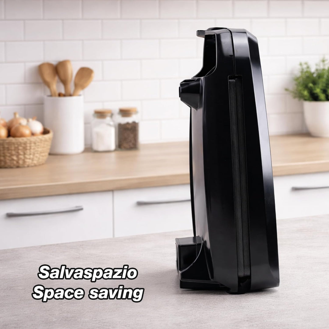 BEPER P101TOS040 Elektrischer Toaster für 4 Scheiben „Family Grill“, Toast- und Sandwich-Grillplatte
