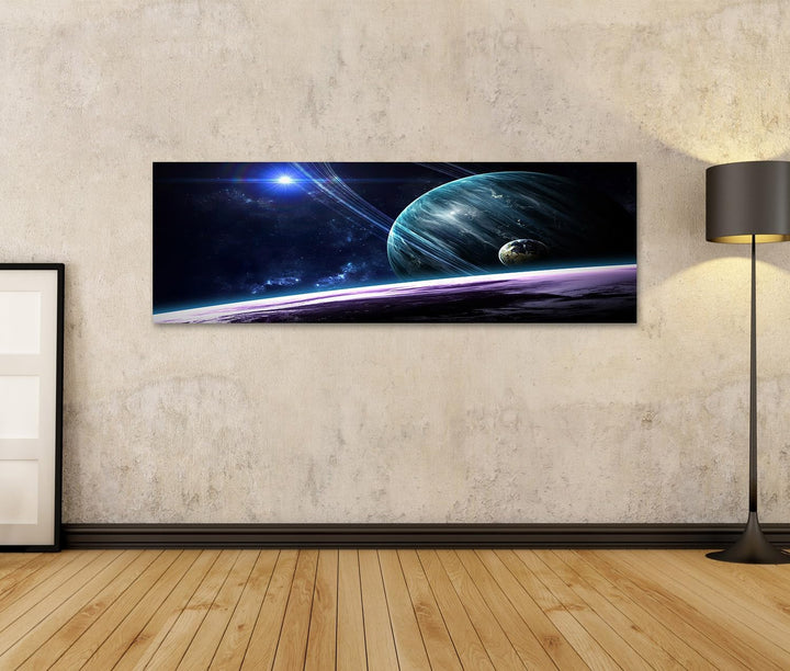 islandburner Bild auf Leinwand Universum Planeten Sternen Und Galaxien Bilder Wandbilder Poster Lein