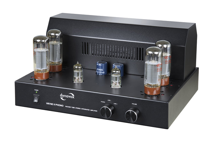 Dynavox Röhrenvollverstärker VR-70E II Phono schwarz, Schwarz