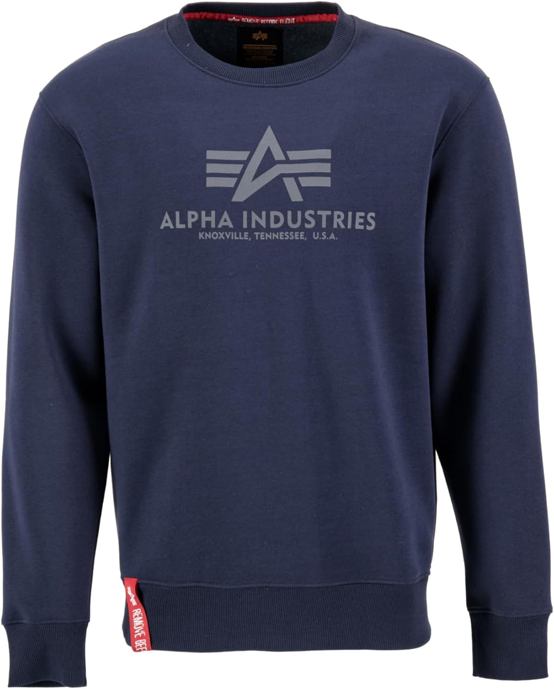 ALPHA INDUSTRIES Herren Basic Sweater Sweatshirt für Herren Sweatshirt (1er Pack) XS Navy, XS Navy