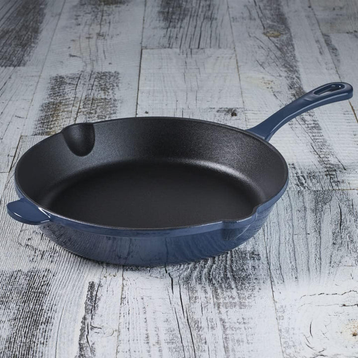 Cuisinart Chef 's Classic emailierten rund 25,4 cm Gusseisen Bratpfanne, Provencal blau, Blau