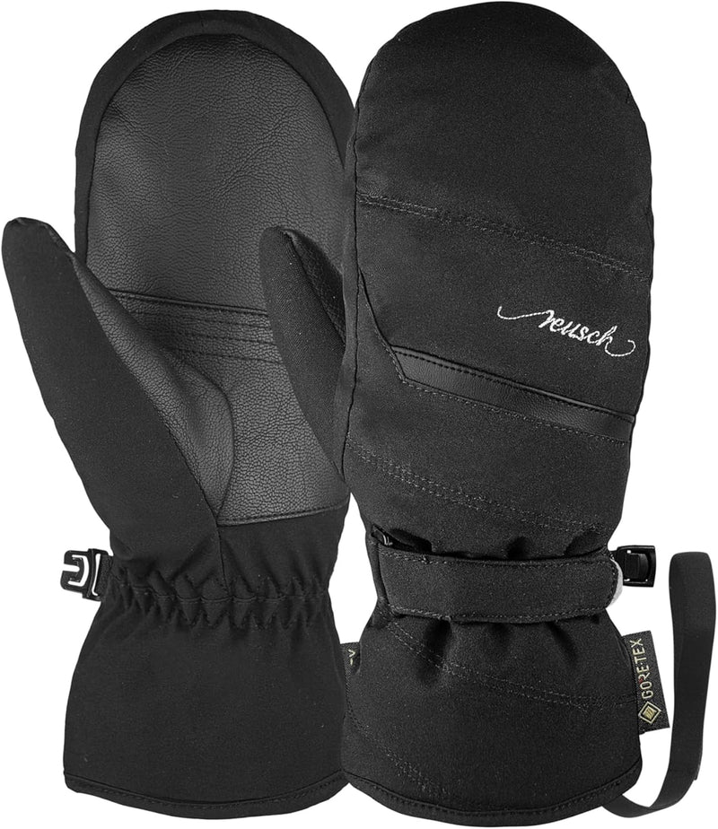 Reusch Damen Erwachsene Fäustlinge Sandy Gore-tex Mitten Warm, Wasserdicht, Atmungsaktiv 6 schwarz-s