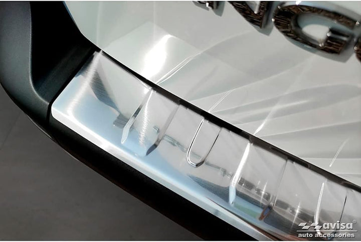 Avisa Edelstahl Heckstossstangenschutz kompatibel mit Renault Kangoo III Furgon & Nissan Townstar 20