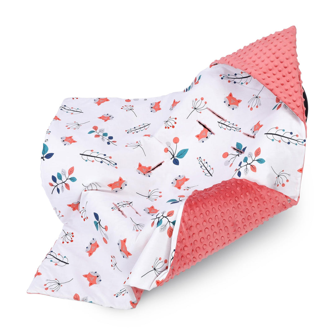 Einschlagdecke Babyschale Decke Kinderwagen 90 x 90 cm - universal Baby Babydecke für Buggy Autositz