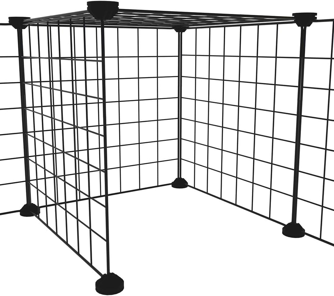 LANGXUN Metalldraht Lagerung Cubes Organizer, DIY Kleintierkäfig für Kaninchen, Meerschweinchen, Wel