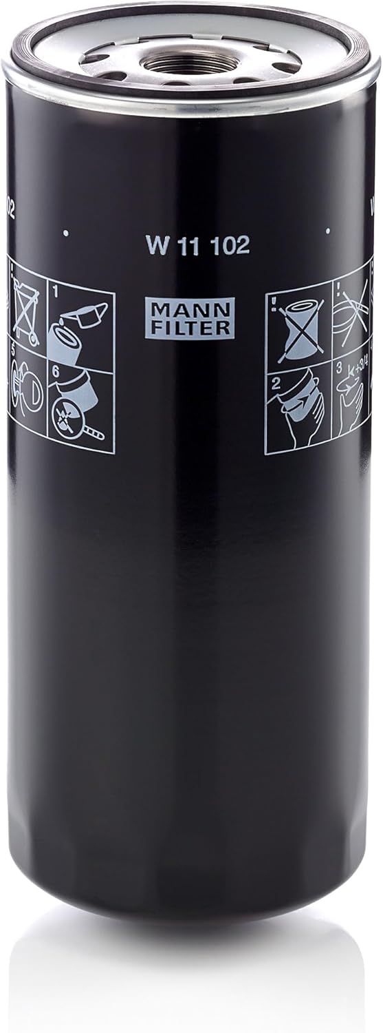 MANN-FILTER W 11 102 - Schmierölwechselfilter Ölfilter – Für Industrie, Land- und Baumaschinen Singl