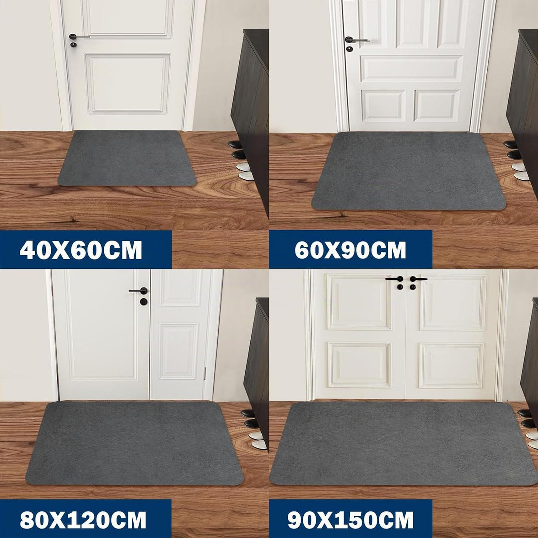 Schmutzfangmatte 90x200cm,Superdünn InnenFussmatte,Saugfähiges Rutschfester Teppich,strapazierfähige