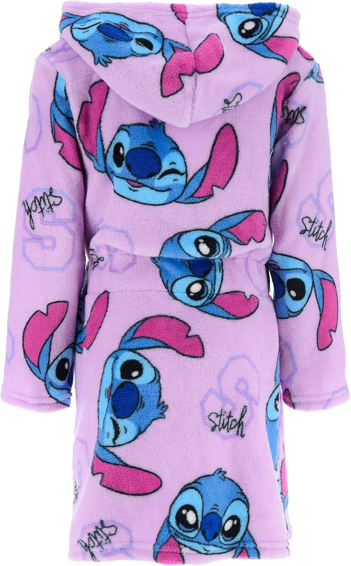 Disney Stitch Bademantel für Mädchen, Weicher Morgenmantel für Kinder, Bademantel Geschenk für Mädch