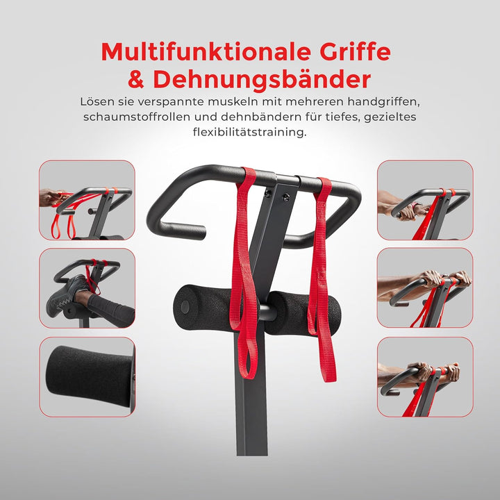 Sunny Health &amp; Fitness Klappbare Hyperextension-Roman Chair mit Rückenstrecker – Bauchtrainer &amp; Sit-