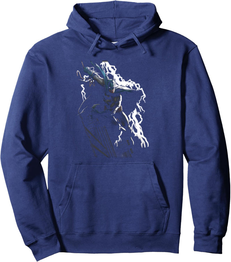 Batman Lighting Crashes Pullover Hoodie