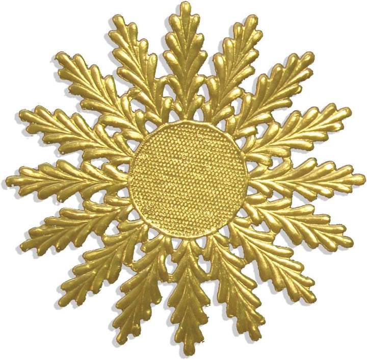 Kunze Weihnachten Mix Sortiment, 88 Stück, Gold, aus geprägtem Papier Sortiment Gold, Sortiment Gold