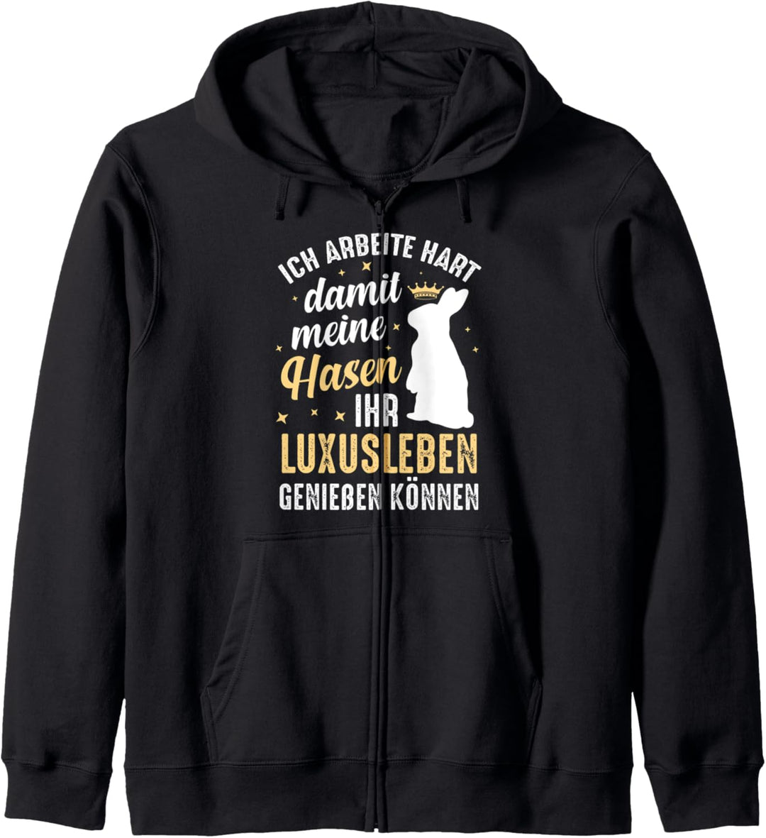 Hase Kaninchen Karnickel Stallhase Lustiges Kapuzenjacke