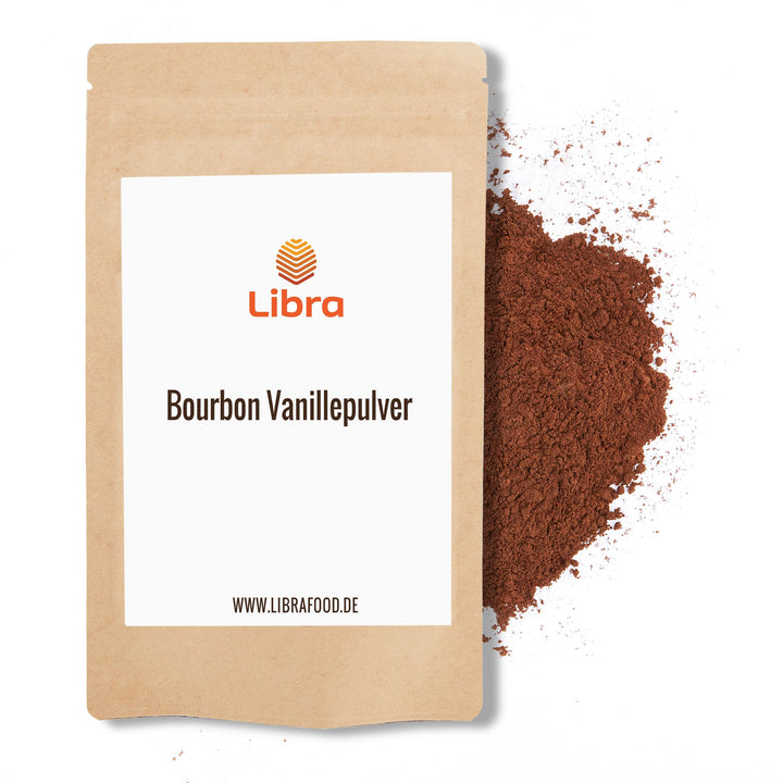 Libra 100g Bourbon Vanillepulver | Madagaskar | Vanille | gemahlen | Top Qualität | Libra Vanilla