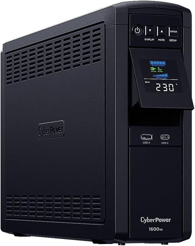 CyberPower CP1200EIPFCLCD Line-Interactive USV/UPS 1200VA/720W Reine Sinuswelle, AVR, LCD, USB (HID)