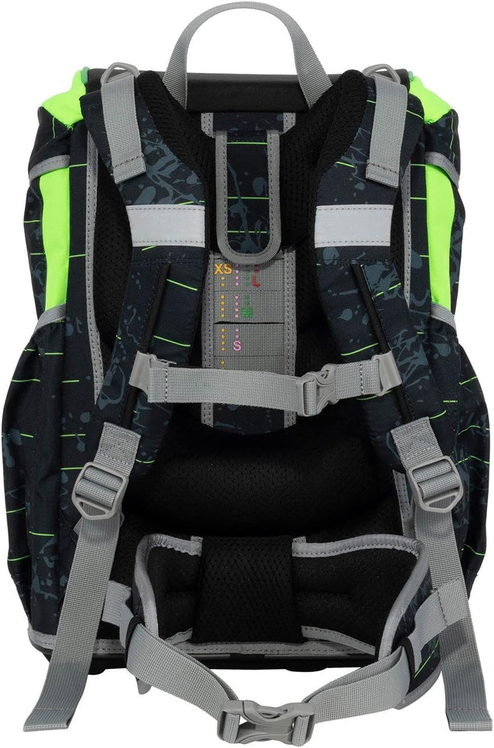 DerDieDas Schulrucksack Set 5-TLG. Ergoflex Buttons Scorpio