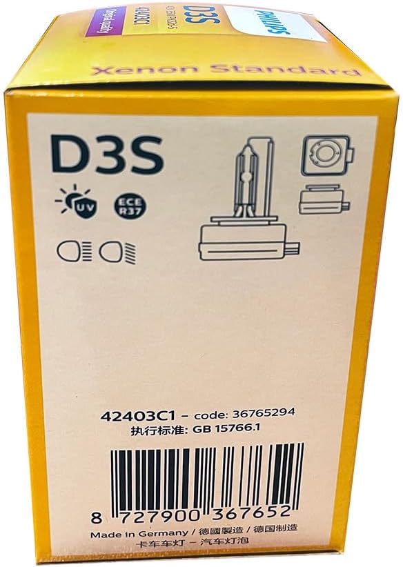 Philips Leuchtmittel Standard Xenon 42403 C1 Kfz