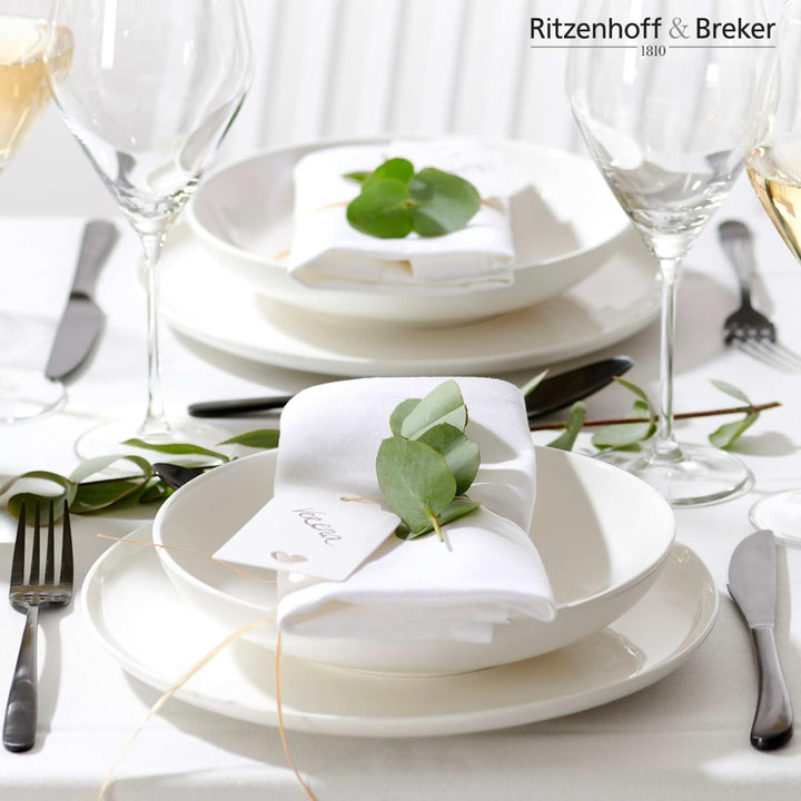 Ritzenhoff & Breker Tafelservice Skagen, 12-teilig, Weiss, Tafelservice